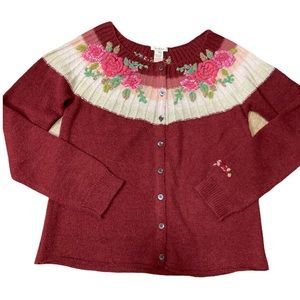 Sundance Cardigan with embrodery-med